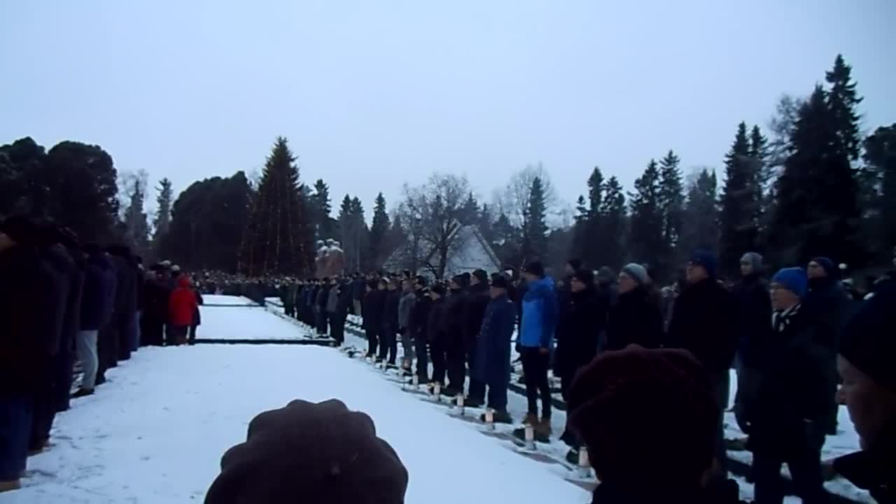 Intiön hautausmaan kunniavartio