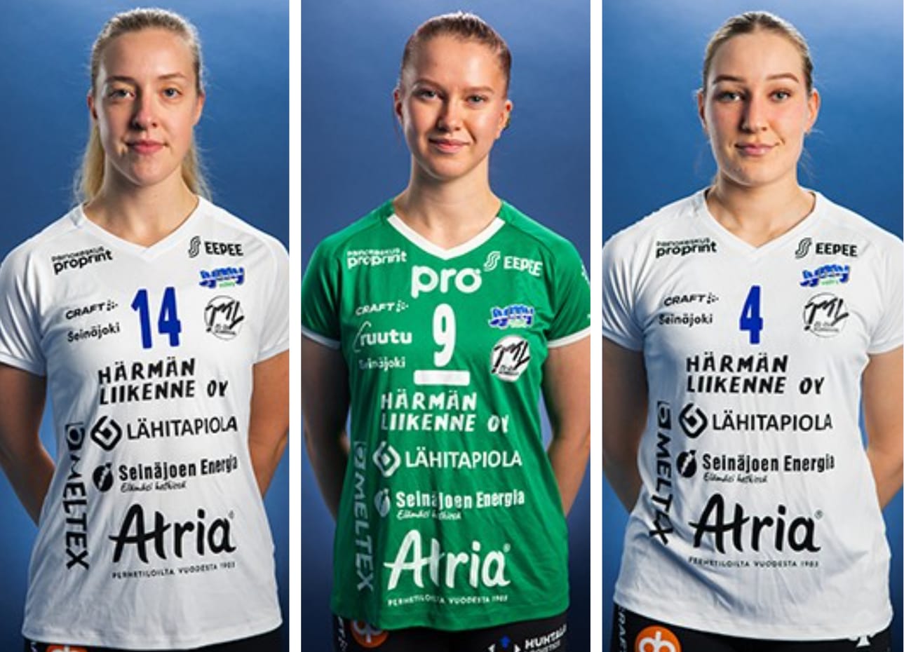 Alisa Mansikka-Aho, Ellanoora Lehtonen ja Emilia Tyynismaa.