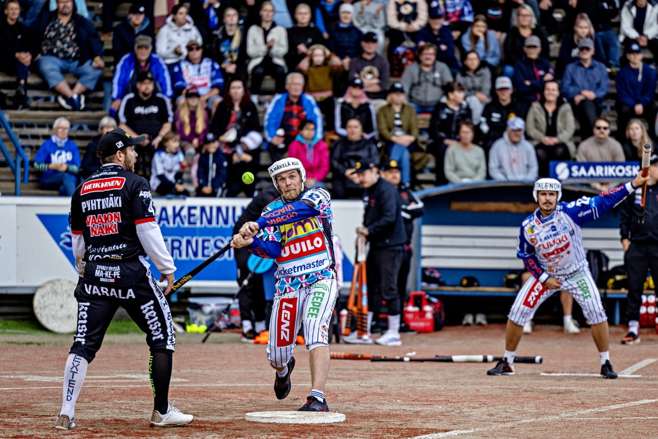 Janne Mäkelä johtaa pudotuspelien lyöjätilastoa yhdellä kunnarilla ja 21 tavallisella juoksulla.