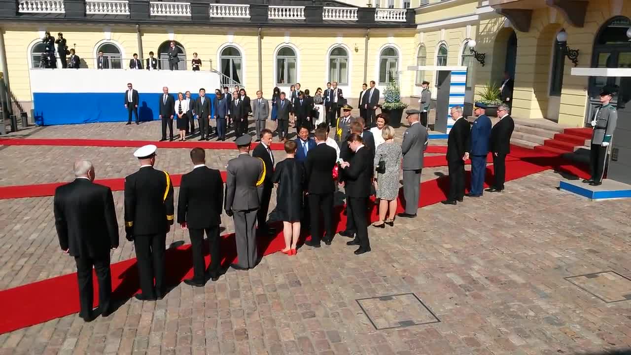 Japanin pääministeri Suomessa