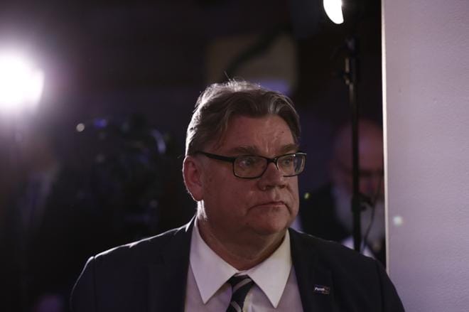 Minun aikani on nyt ohi, Timo Soini sanoo. KUVA: Joel Maisalmi