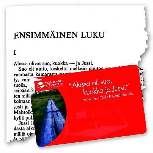 Olivat vai oli? Kirjakaupan kortti kävi läpi useita tarkistuksia, mutta kukaan ei huomannut katsoa Väinö Linnan kirjasta, miten mestari itse oli lauseensa muotoillut.