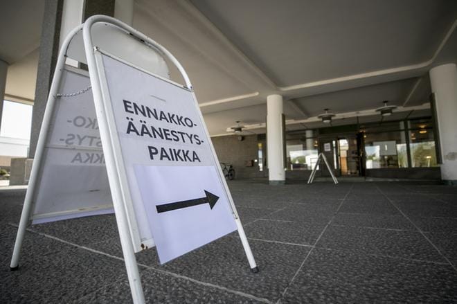 Kuntavaalien ennakkoäänestys päättyi 8.6. Äänestää voi vielä varsinaisena vaalipäivänä 13.6. Arkistokuva: Elena Mikkilä