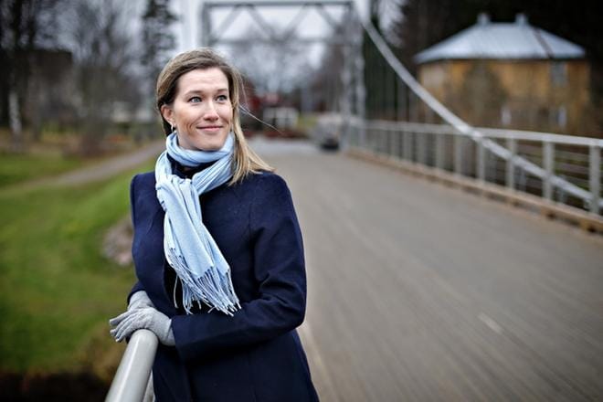 Terhi Pirilä-Porvali palkittiin Vuoden Journalistisesta teosta keskiviikkoiltana. ARKISTOKUVA: TOMI KOSONEN