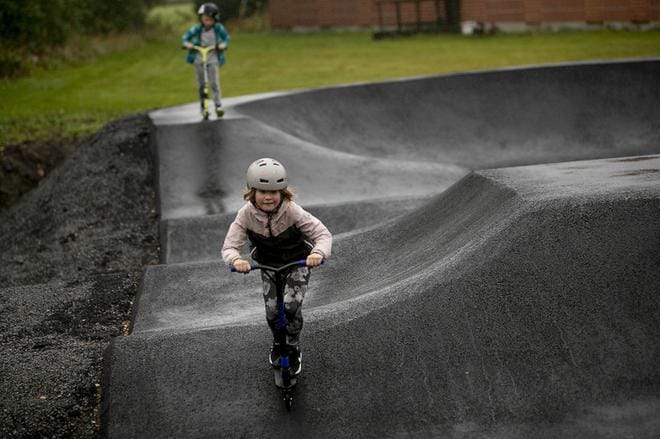 Pumptrack-ratoja on noussut lähikuntiin kiivasta tahtia. Tämä arkistokuva on Soinista.