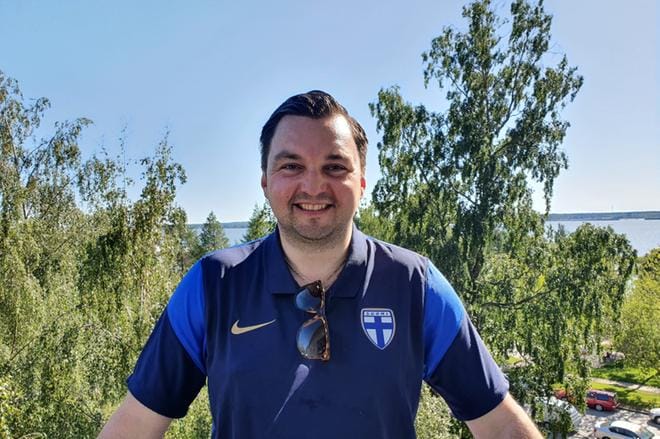 Joakim Strandin kesään kuuluu perinteisesti jalkapallo. Kuva: Joakim Strand kotialbumi