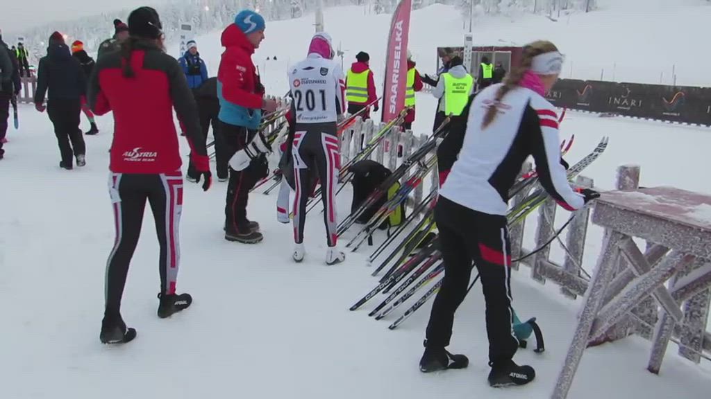 Saariselän kisatunnelmia