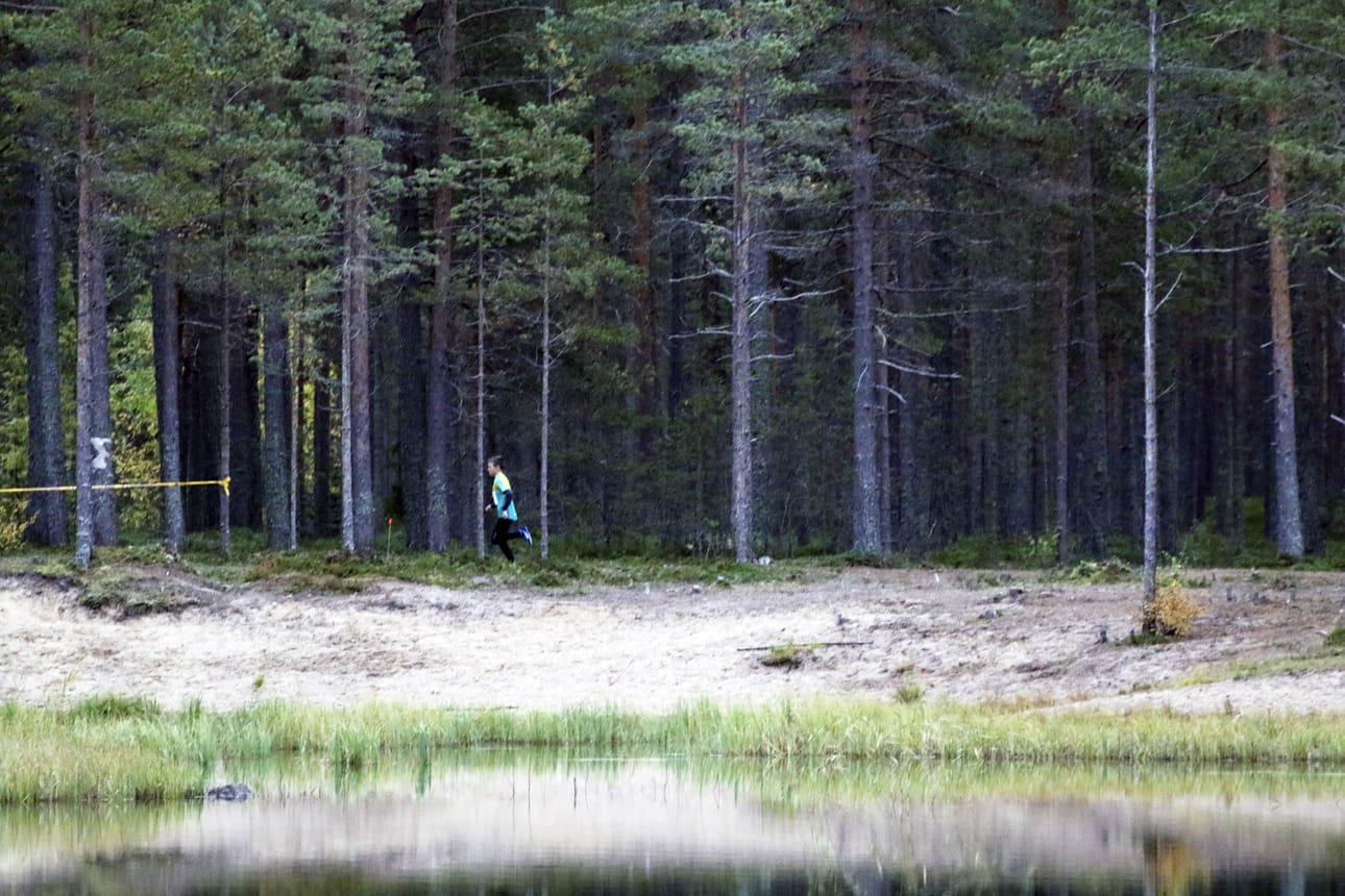 Limingan Niittomiesten Aapo Mäkiniemi omassa vauhdissaan.