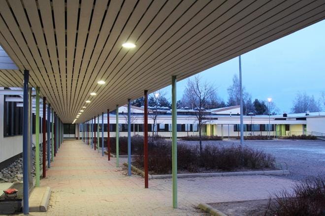Jos lautakunta on samaa mieltä sivistysjohtajan kanssa, Kortesjärven yhtenäiskoulun oppilaat aloittavat ensi lukukautensa nykyisessä Nahkalan koulussa. KUVA: MIA KÄRKKÄINEn