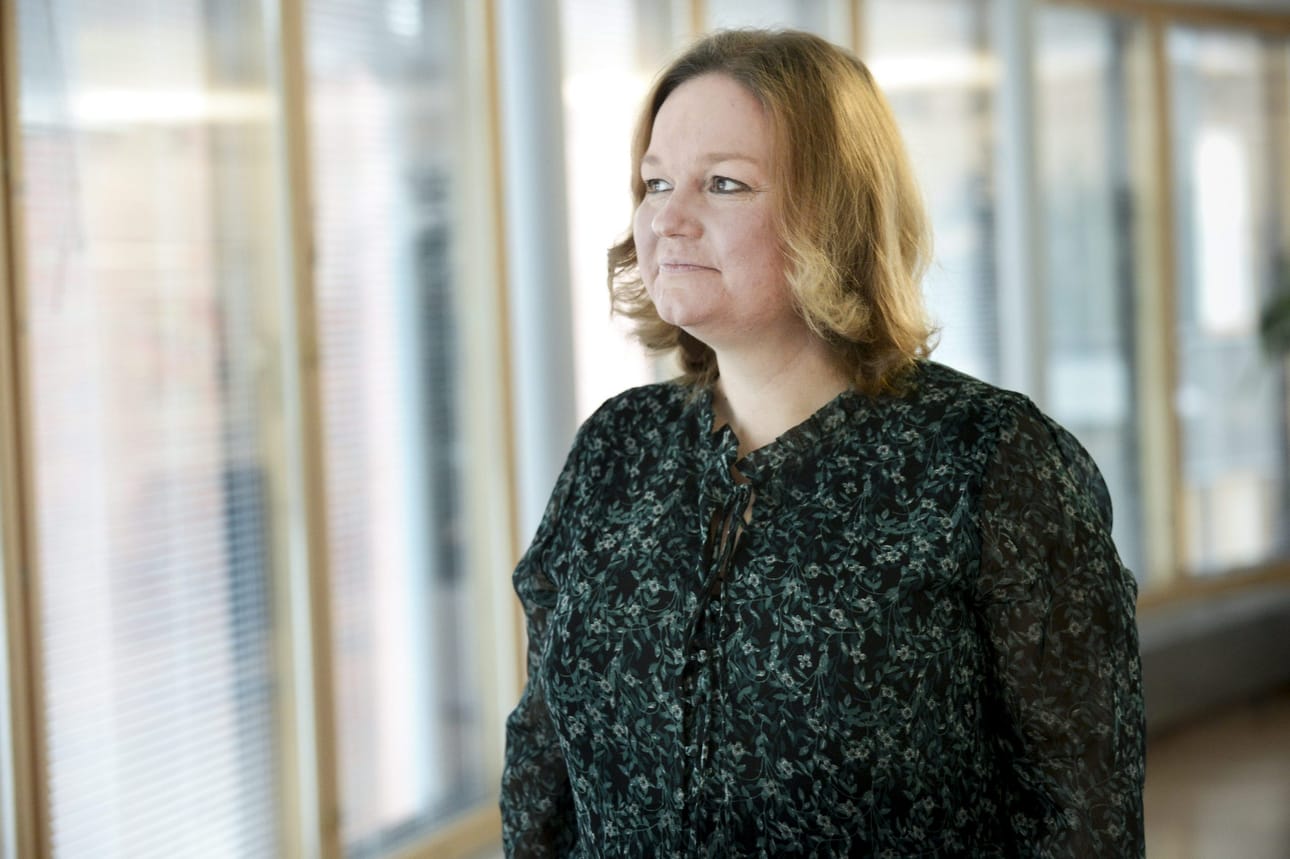 Krista Kiuru (sd.) jäi vanhempainvapaalle alkuvuodesta. LEHTIKUVA / MIKKO STIG