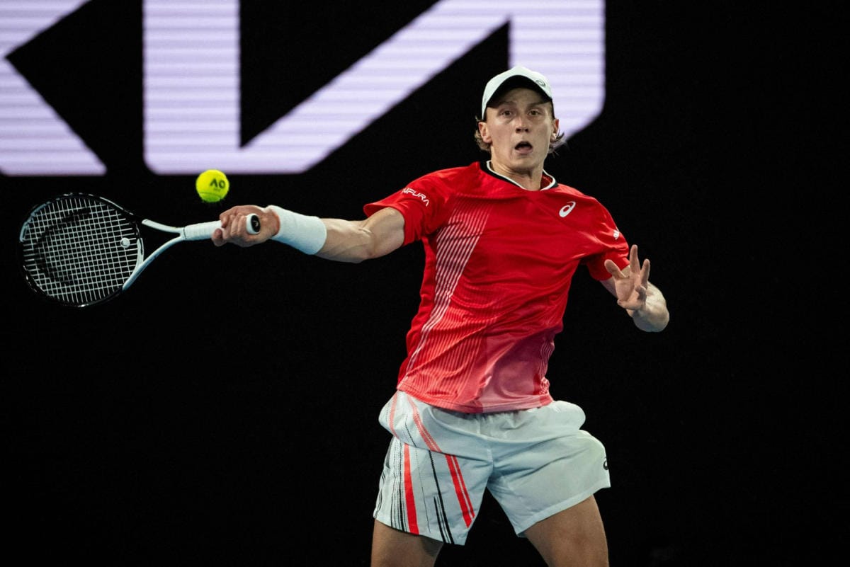 Emil Ruusuvuori on edennyt ensimmäistä kertaa urallaan tenniksen miesten ATP-turnauksen loppuotteluun. LEHTIKUVA/AFP
