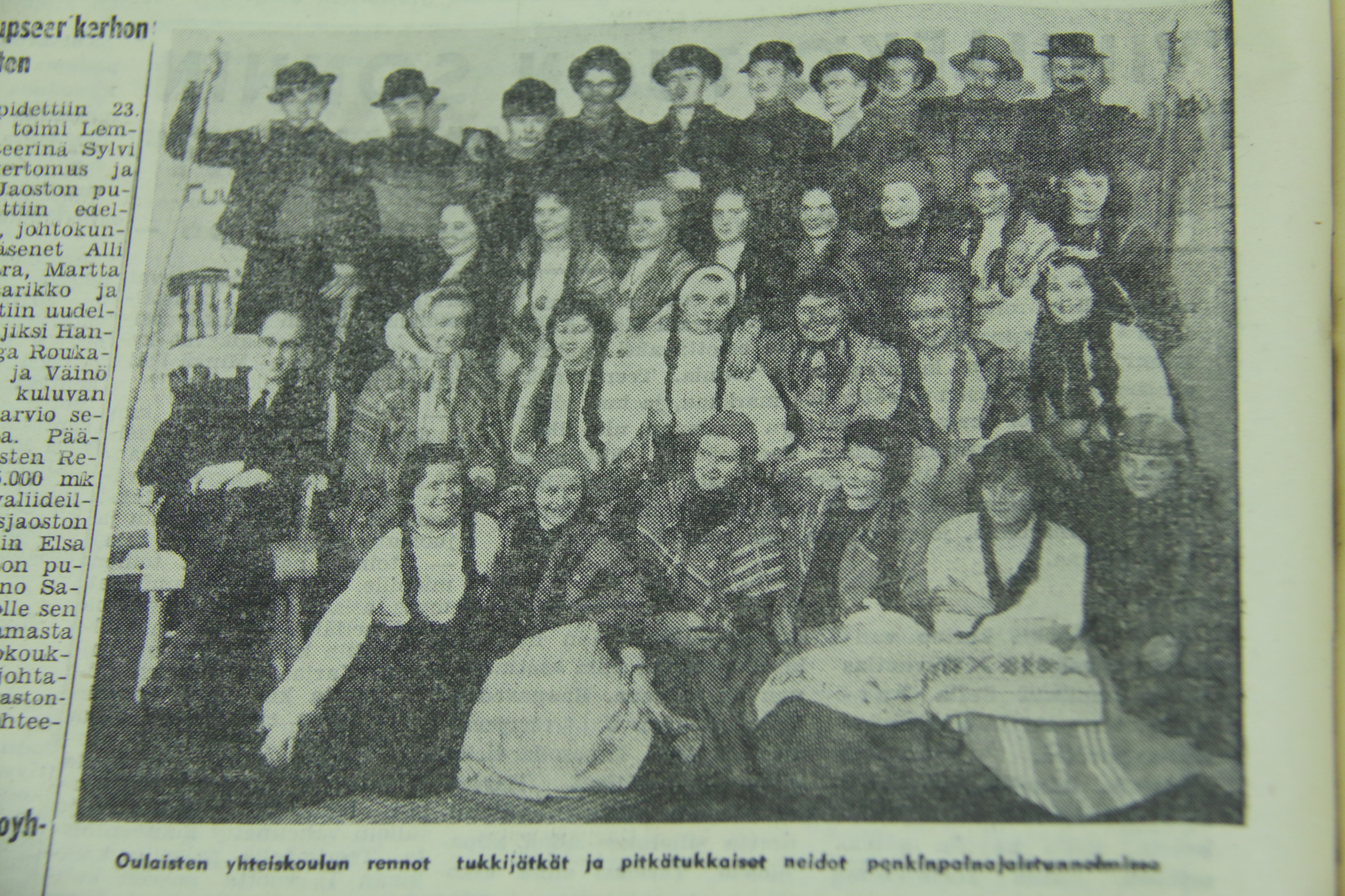 Penkkarit Oulaisissa vuonna 1960.