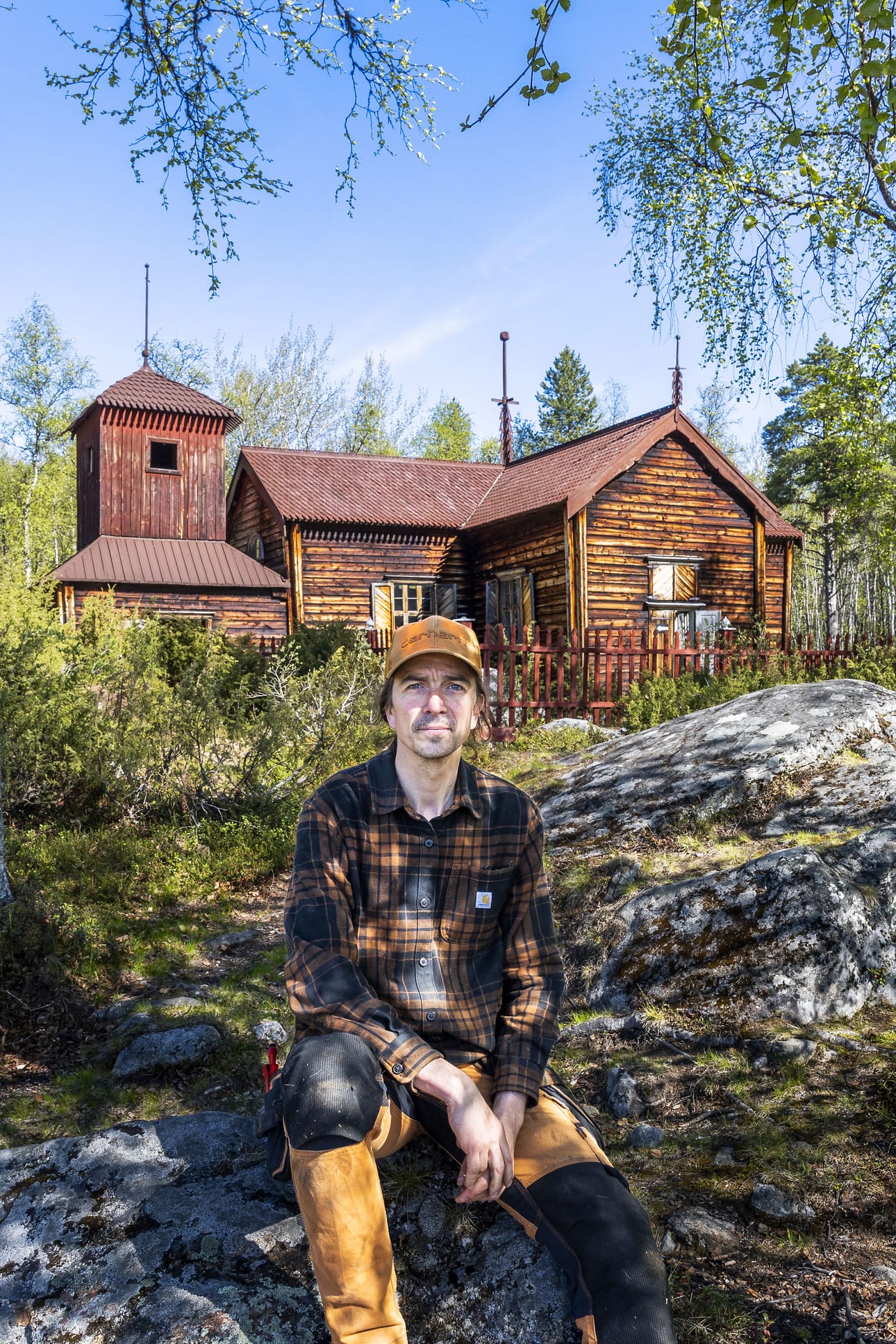 Pielpajärven kirkko on yksi Tuomo Rinteen lempityömaista kautta aikojen.