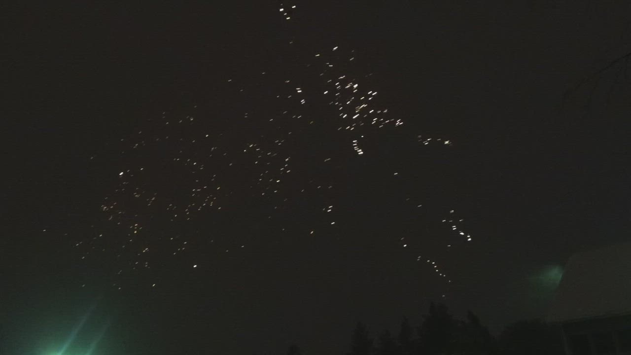 Ilotulitus Hiukkavaarassa