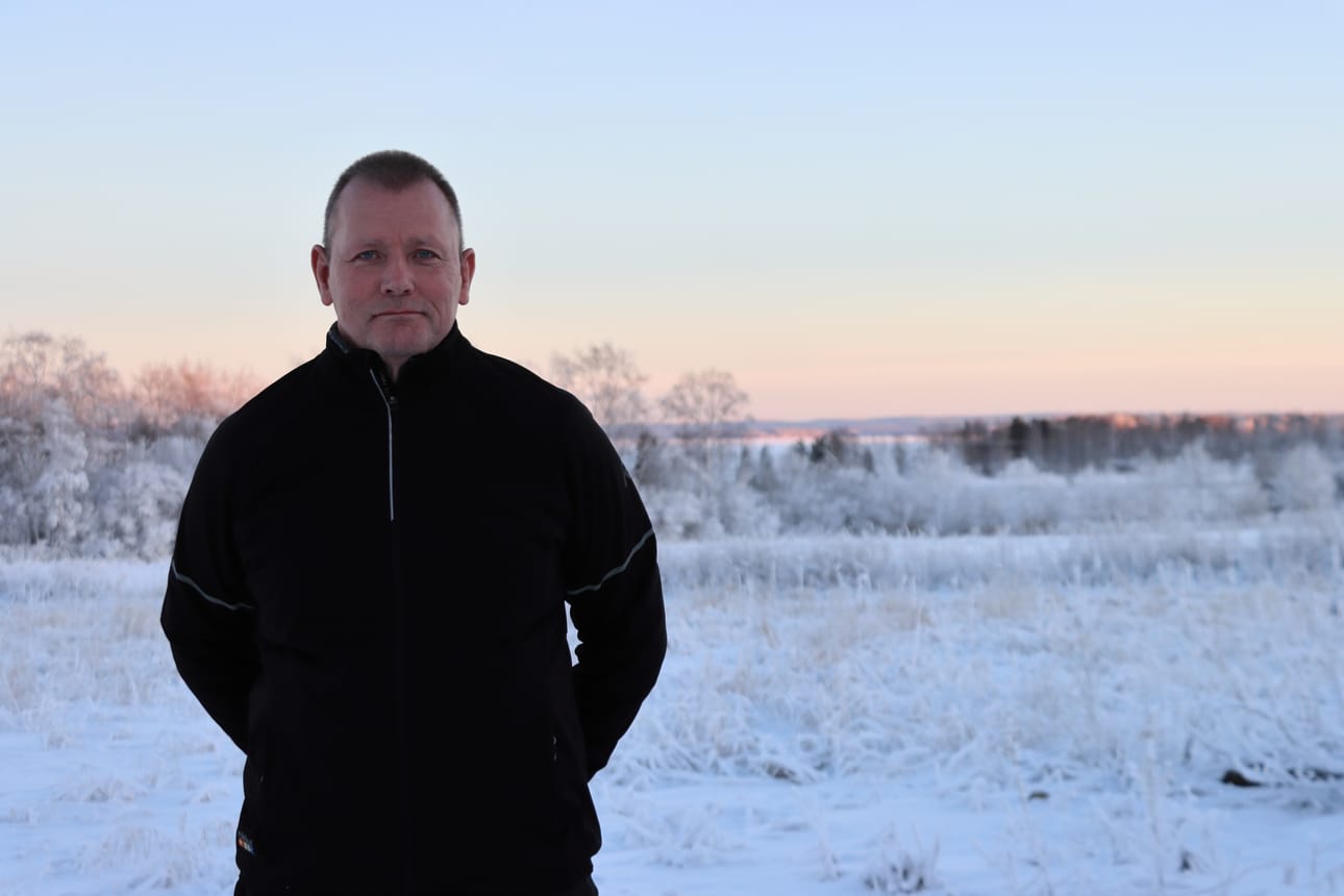 Lappajärveläinen pakkasmaisema eroaa Jarmo Keskisen tämänhetkisestä työpaikasta, Mosambikista.