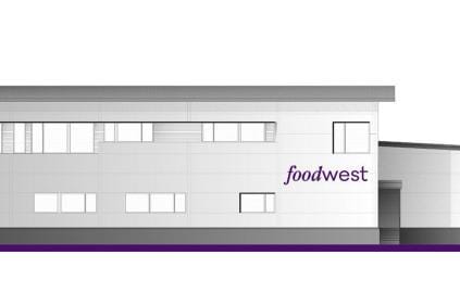 Havainnekuva uudesta tehtaasta. Kuva: Foodwest