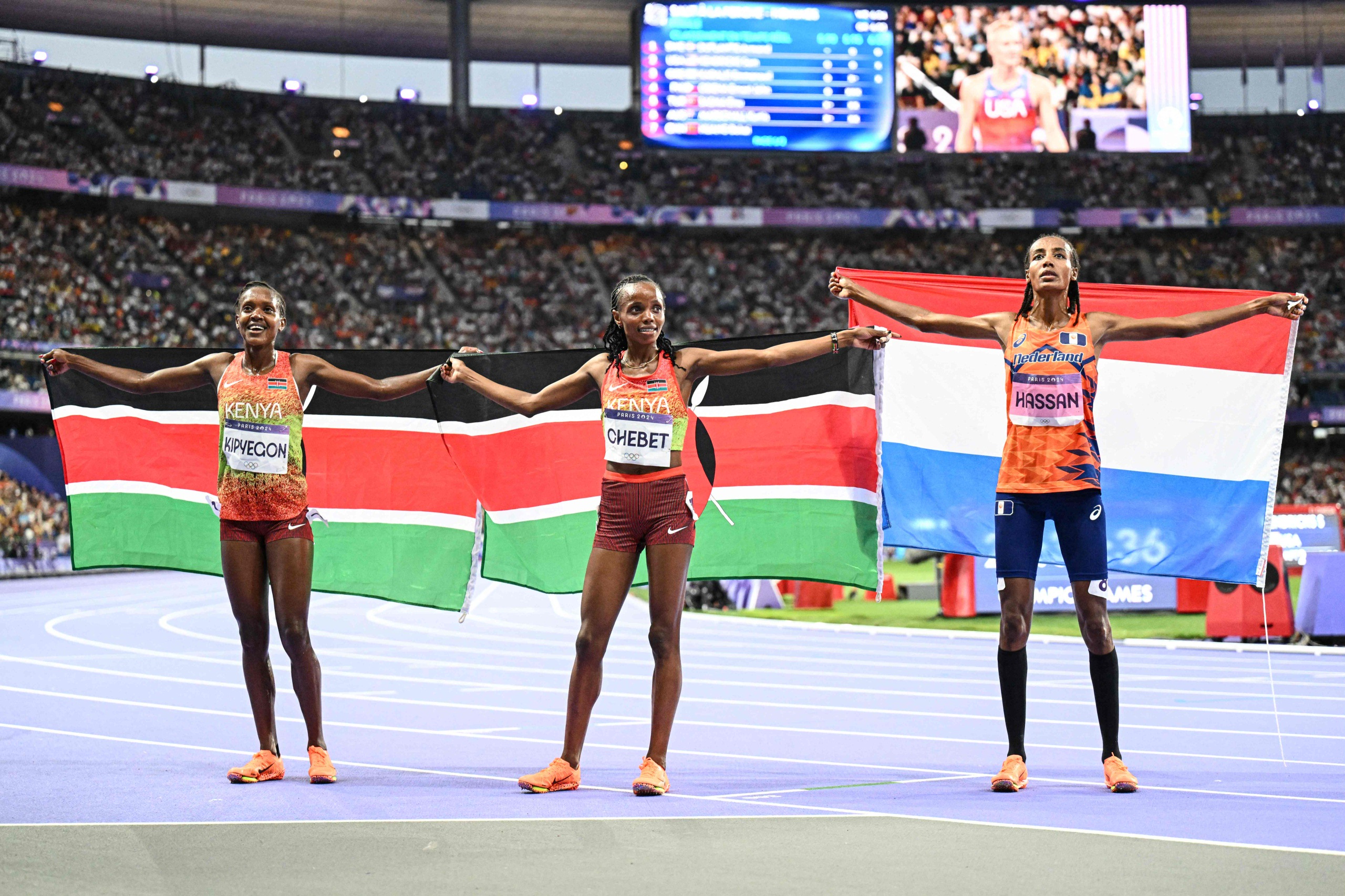 Kenian Kipyegon sai valituksen jälkeen olympiahopeansa takaisin