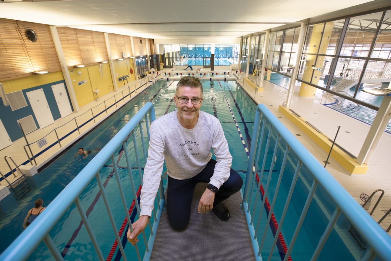 Jouko Vesterlund sanoo, että peruskorjauksen jälkeen Kuntokeidas Vesipekan toimintaa on kehitetty runsaasti.
