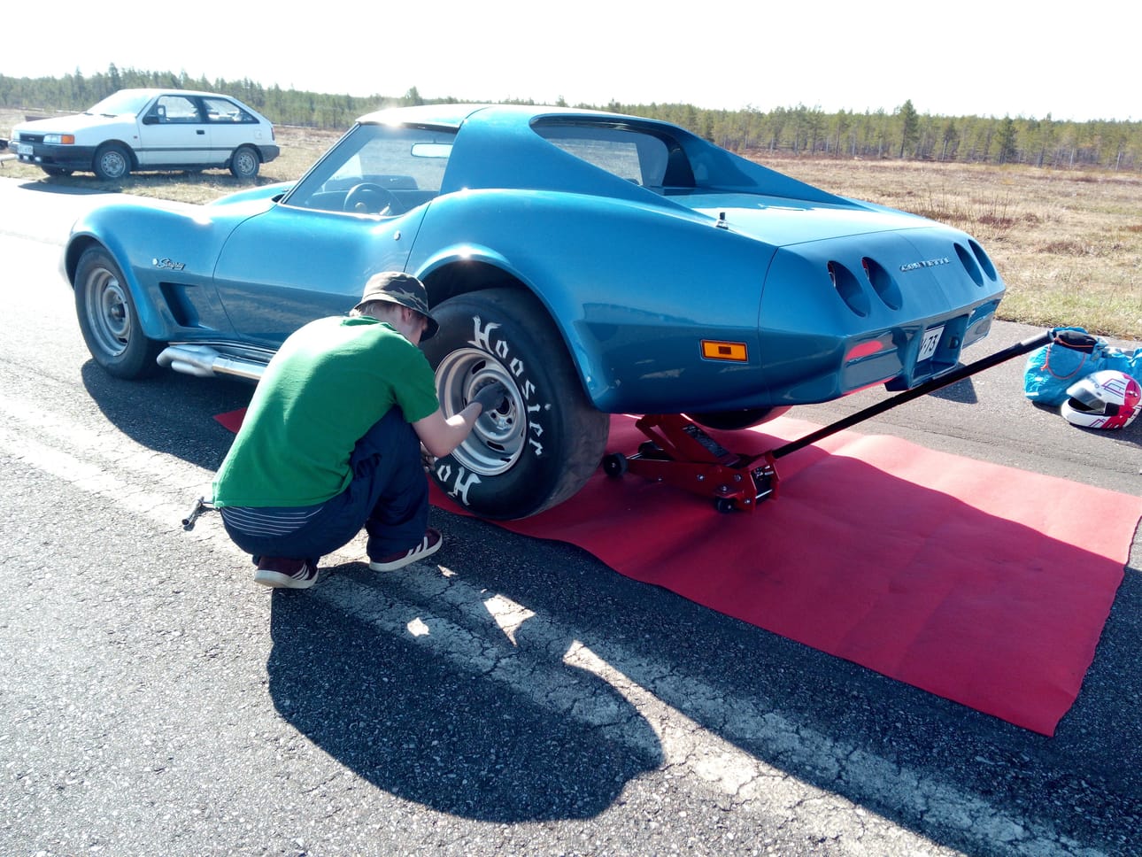 Eemeli Niskasaari oli päivän nuorin osanottaja. Chervolet Corvette kulki nuorukaisella 191,26 km/h.
