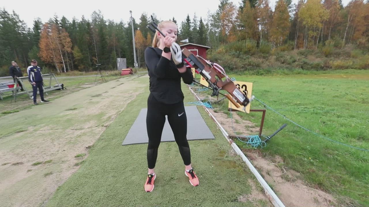 Ampumapyöräilyharjoitukset