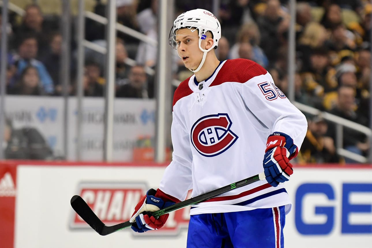 Jesse Ylönen palasi varhaislapsuutensa mantereelle Pohjois-Amerikkaan vuonna 2021 ja siirtyi Montreal Canadiensiin. Nyt hän aloittaa Tampa Bayssä. LEHTIKUVA / AFP
