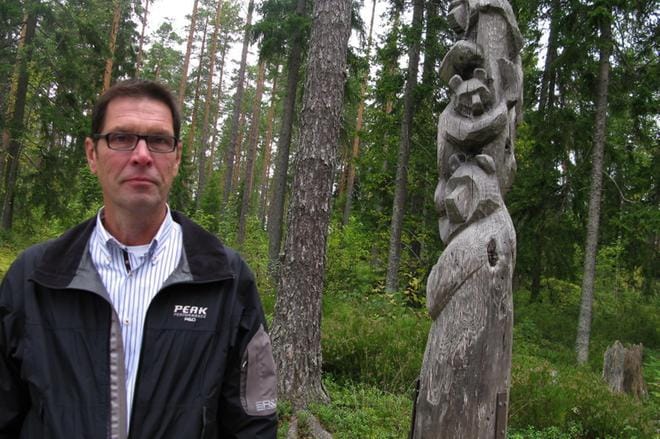 Ähtärin eläinpuiston toimitusjohtaja Juhani Haapaniemi. Kuva: Reijo Heikkilä