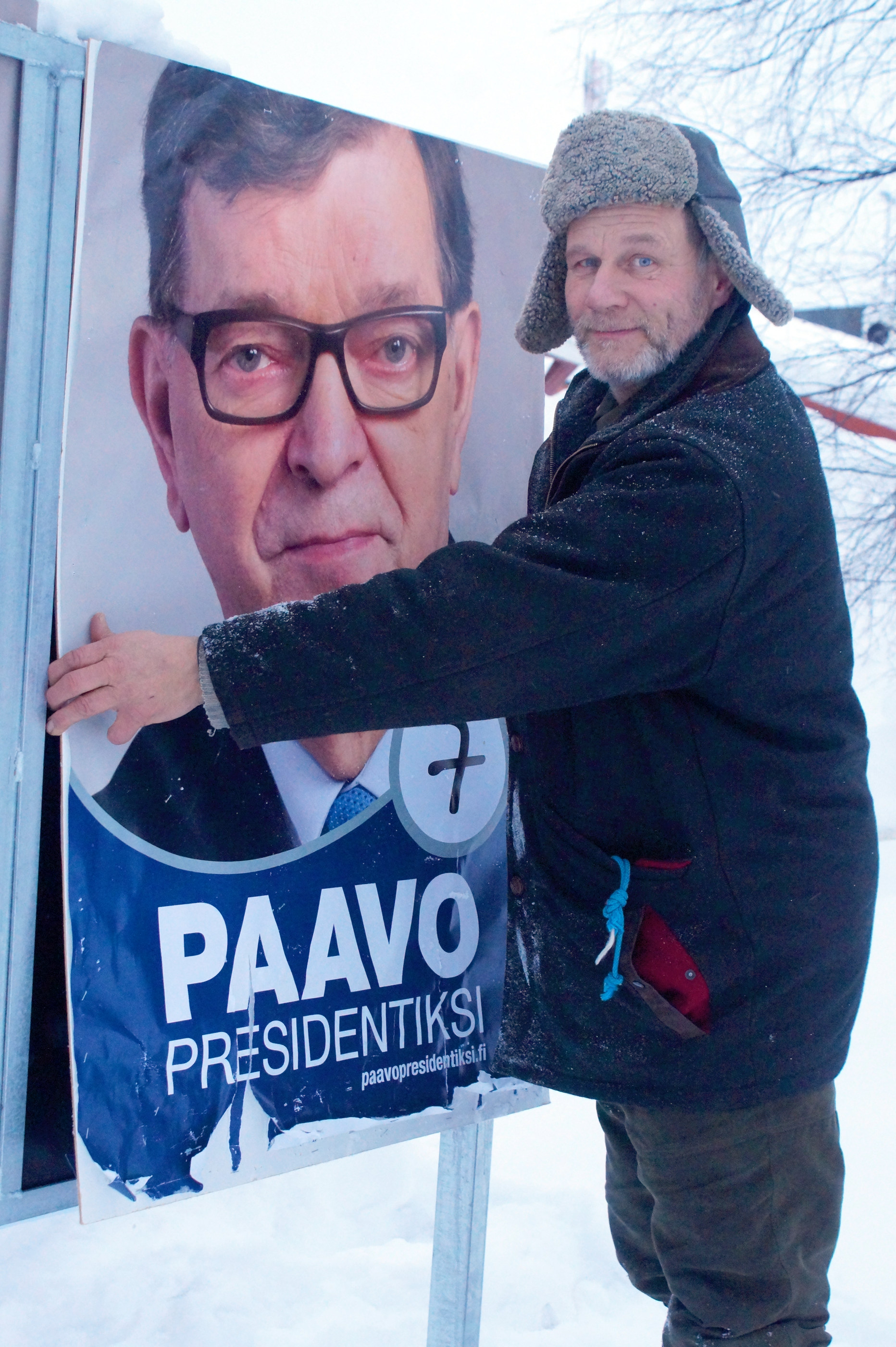 Aaro Mikkonen luottaa ehdokkaaseensa vahvasti.