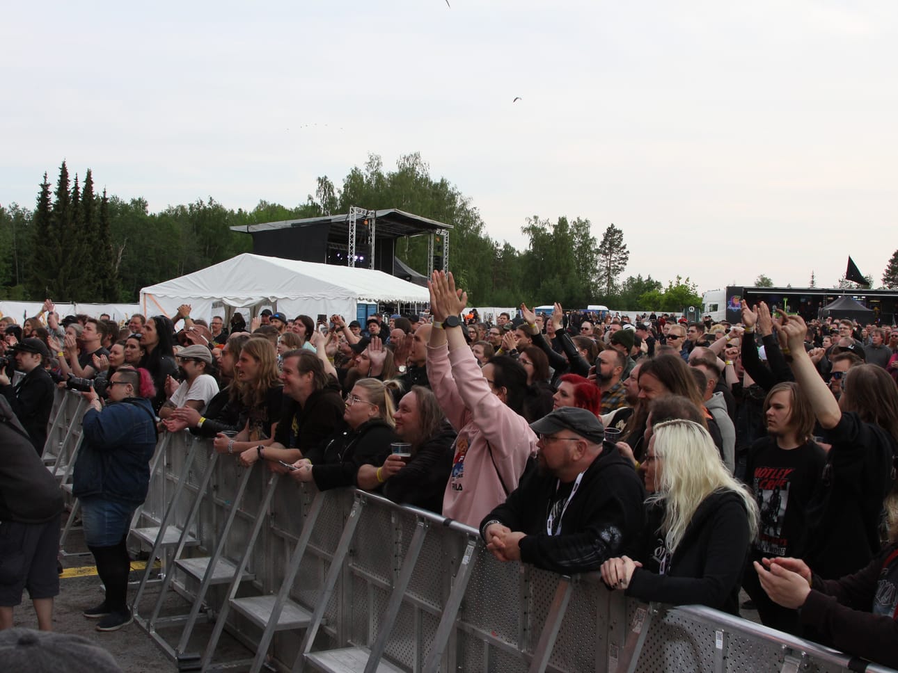 Korpiklaani oli monelle festivaalilauantain odotetuin bändi.