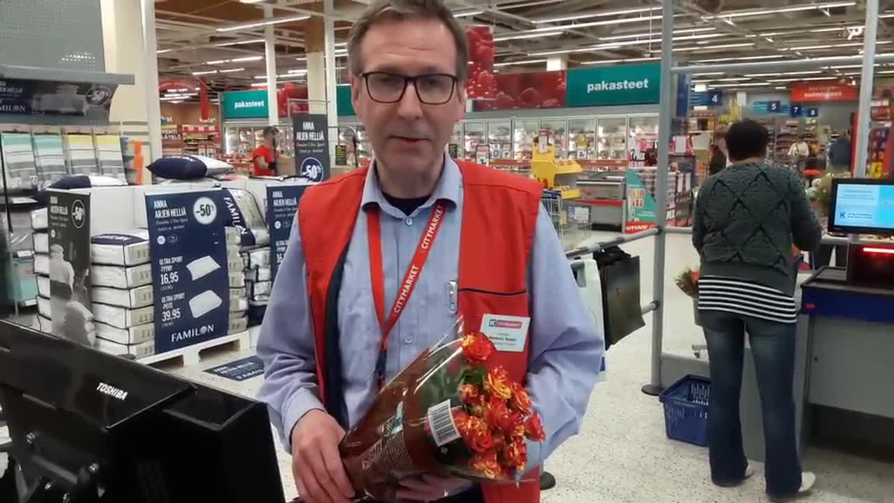 Raahen K-citymarketin itsepalvelukassa avautui