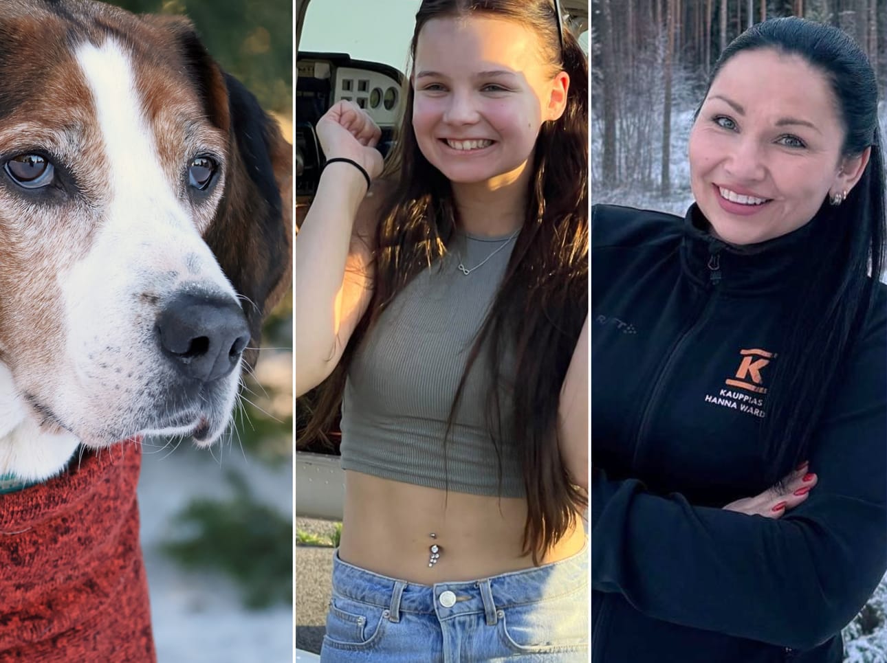 Rilla-koira, Venla Suolahti ja Hanna Warde olivat mukana Komiat-lehden luetuimmissa jutuissa.