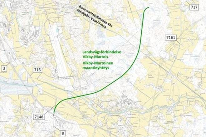 Uusi tieyhteys alkaa valtateiden 3 ja 8 eritasoliittymästä ja päättyy Vähänkyröntielle (seututie 717).