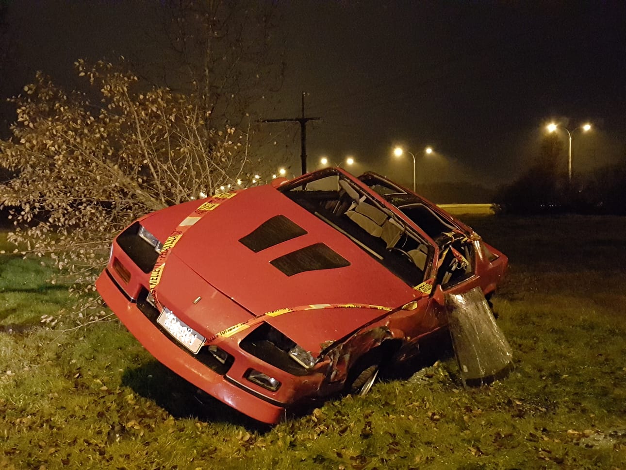 Auto suistui ojaan Metsokankaantiellä.