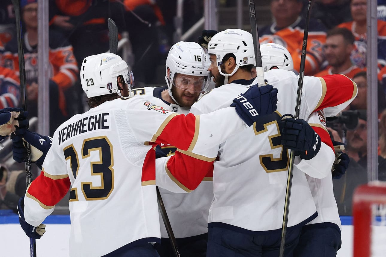 Florida Panthers siirtyi 3–2-johtoon NHL-jääkiekon loppuottelusarjassa. LEHTIKUVA/AFP