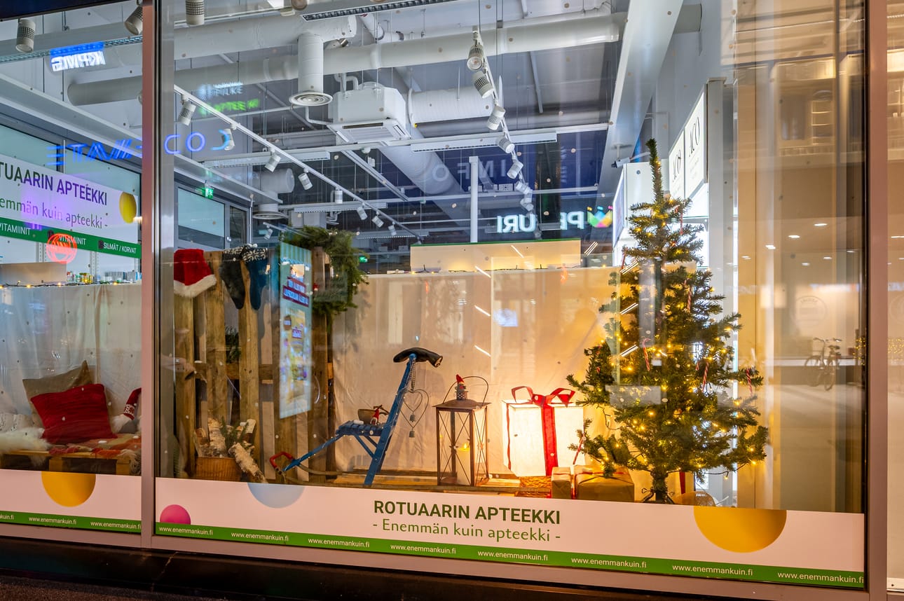 Rotuaarin apteekki, Kauppurienkatu 9.