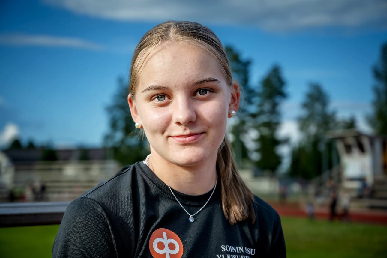 Viime vuonna vuoden urheilijaksi valittu Jennika Ojala on toiminut Soinin Sisun kesätyöntekijänä tällä kaudella.