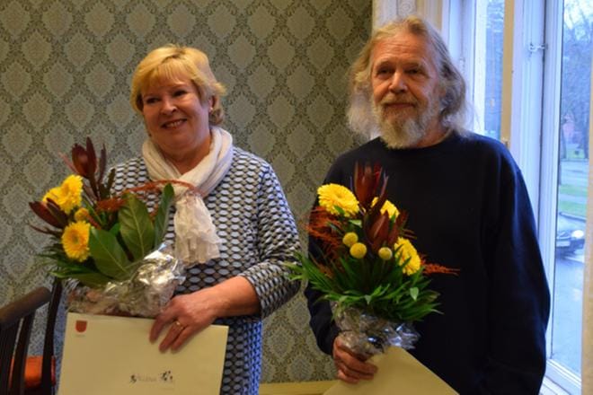 Helena Kari ja Ari Valkola. Kuva: Pohjanmaan liitto