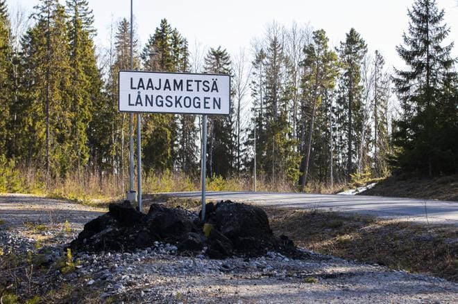 Laajametsään on kaavoitettu suuri alue kemianteollisuutta varten. Arkistokuva