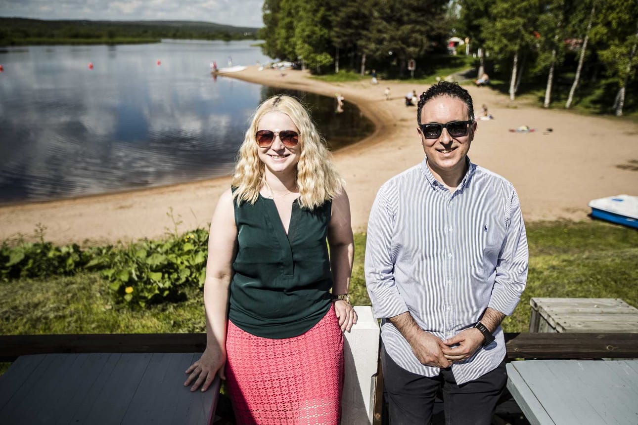 Kahvila. Ravintolapäällikkö Johanna Närä ja omistaja Simon Biton haluavat tehdä Cafe Ounaspaviljongista paikan, jossa viihtyy koko perhe muutenkin kuin tapahtumien yhteydessä.