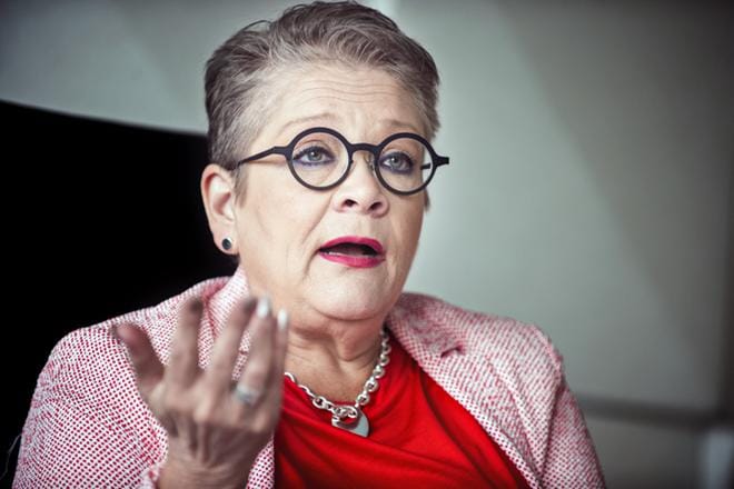 PAM:in puheenjohtaja Ann Selin sanoo, että jopa 50 000 järjestön jäsentä voi olla lakossa lähiviikkoina. KUVA: Kimmo Penttinen