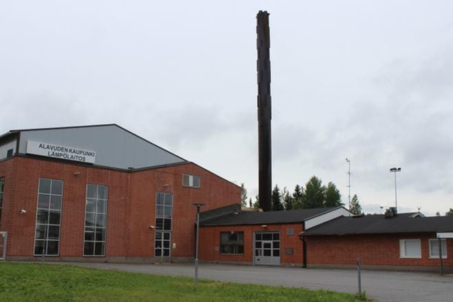 Alavuden kaupungin lämpölaitoksista yksi sijaitsee Telekujalla, Rekolan teollisuusalueella. KUVA: REIJO HEIKKILÄ
