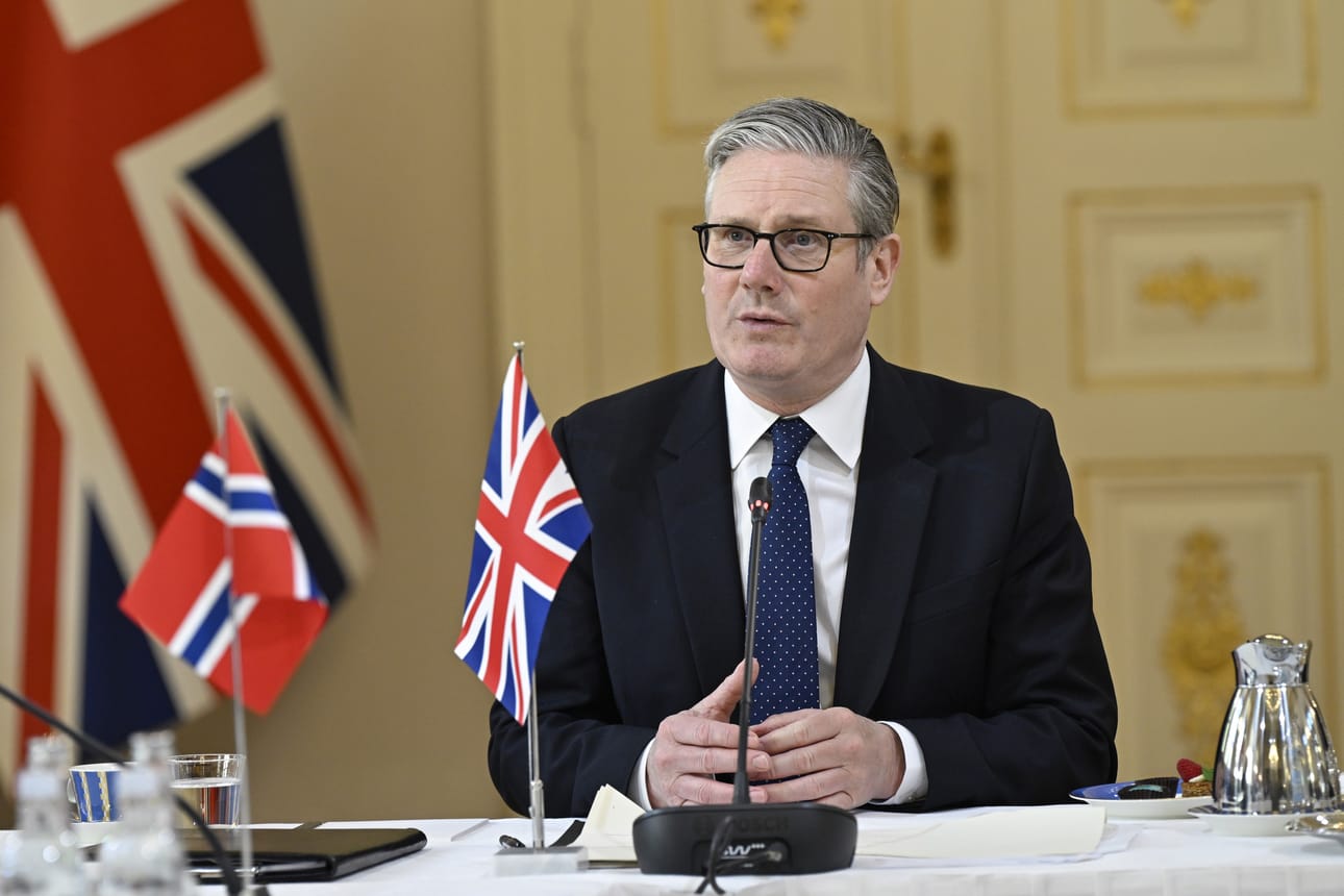 Britannian pääministeri Keir Starmer johtaa JEF-yhteistyötä.