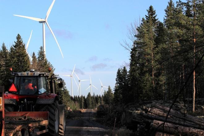 Laitetoimittaja Vestas on tarkastanut kaikkien Metsälän alueen tuulimyllyjen siivet. KUVA: LOTTA KALLIO