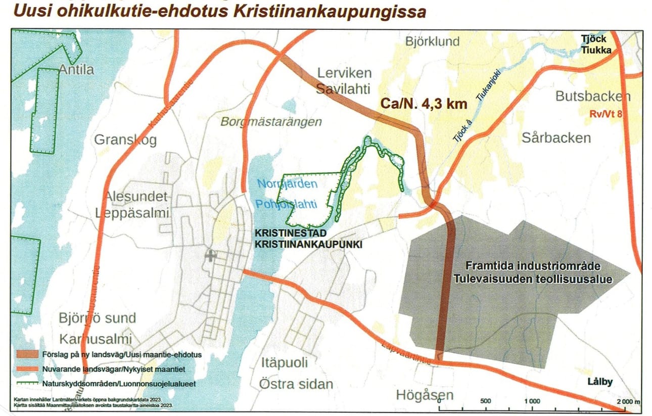 Harry Nygren on ehdottanut kaupungille uutta ohikulkutietä.