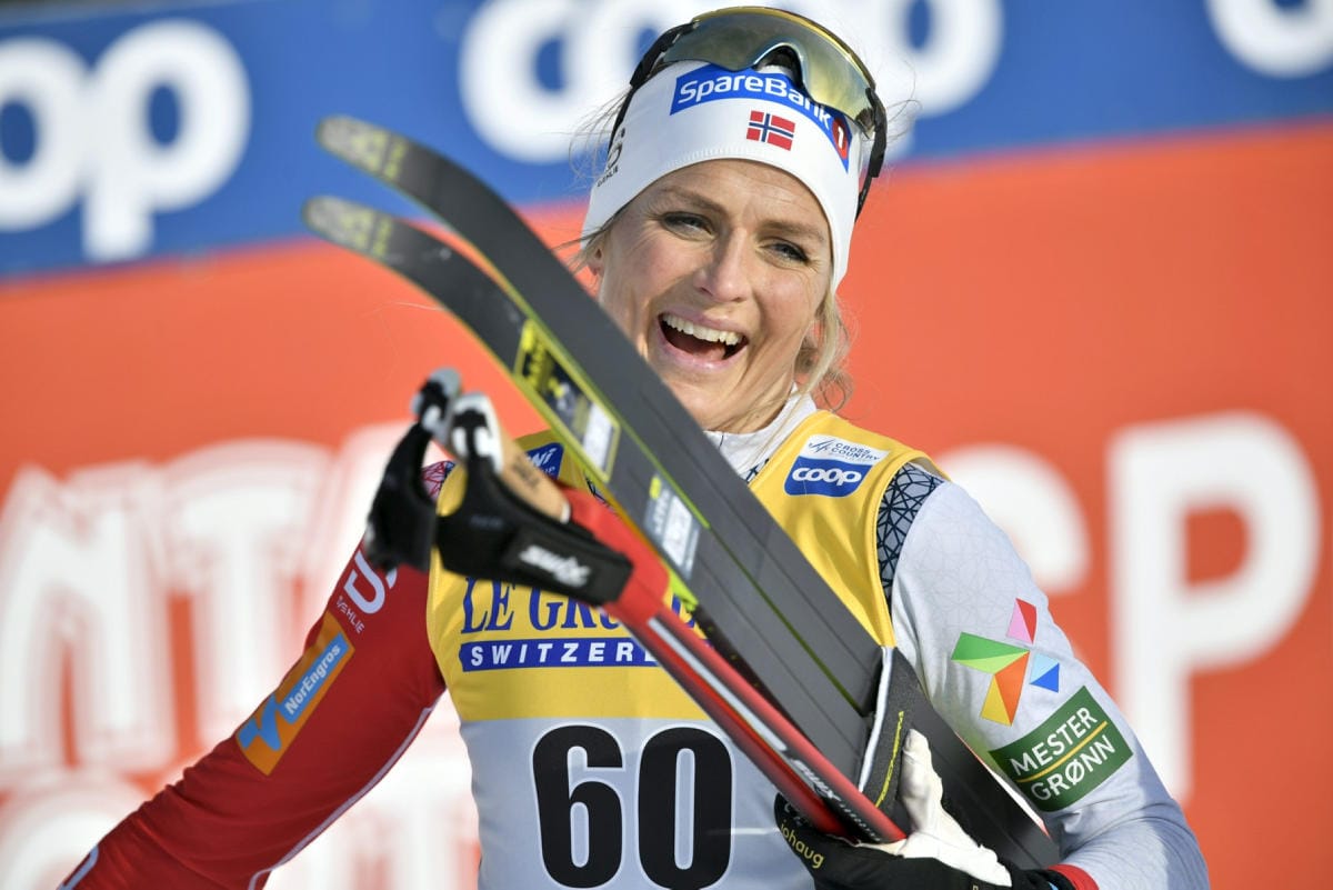 Johaug on yksi kaikkien aikojen menestyneimmistä maastohiihtäjistä. LEHTIKUVA / Antti Yrjönen