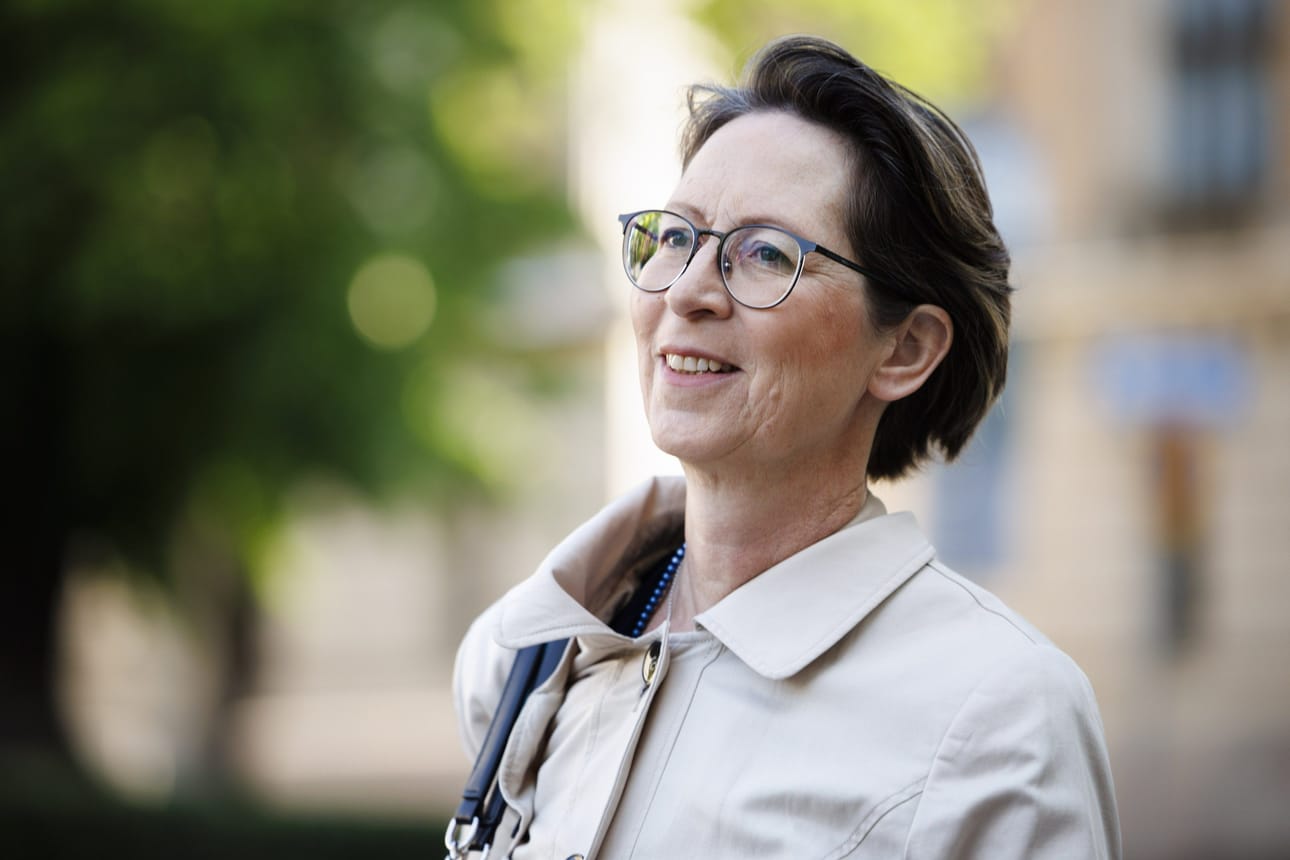 Sari Essayah on lähdössä kristillisdemokraattien presidenttiehdokkaaksi. LEHTIKUVA / EEVA-MARIA BROTHERUS