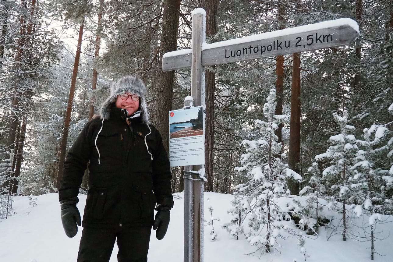 Ulkuniemen luontopolku Kemijärven Luusuassa on reittimatkailuhankkeen projektipäällikkö Juri Laurilan mukaan toimiva päiväretkikohde, sillä lähtöpaikalla on laavu, uimakopit ja parkkipaikat.