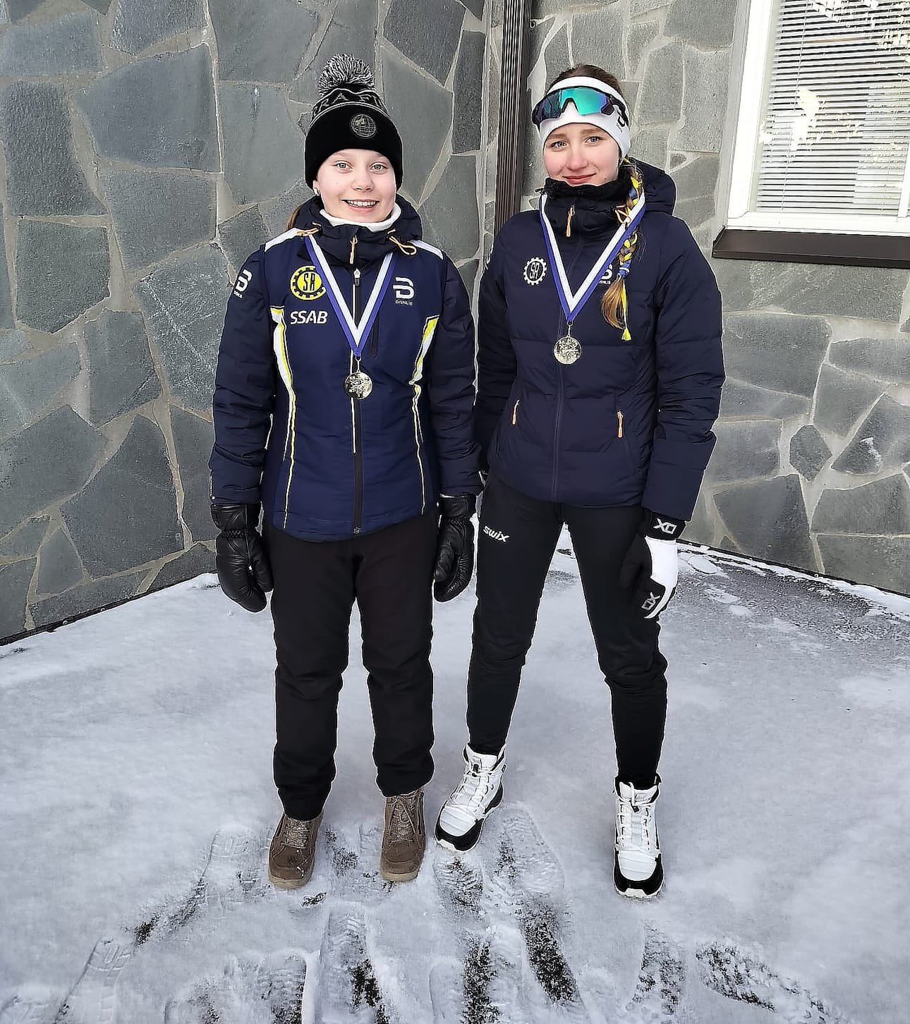 Viia Roininen ja Nella Matturi saavuttivat SM-kultaa viime viikonloppuna.
