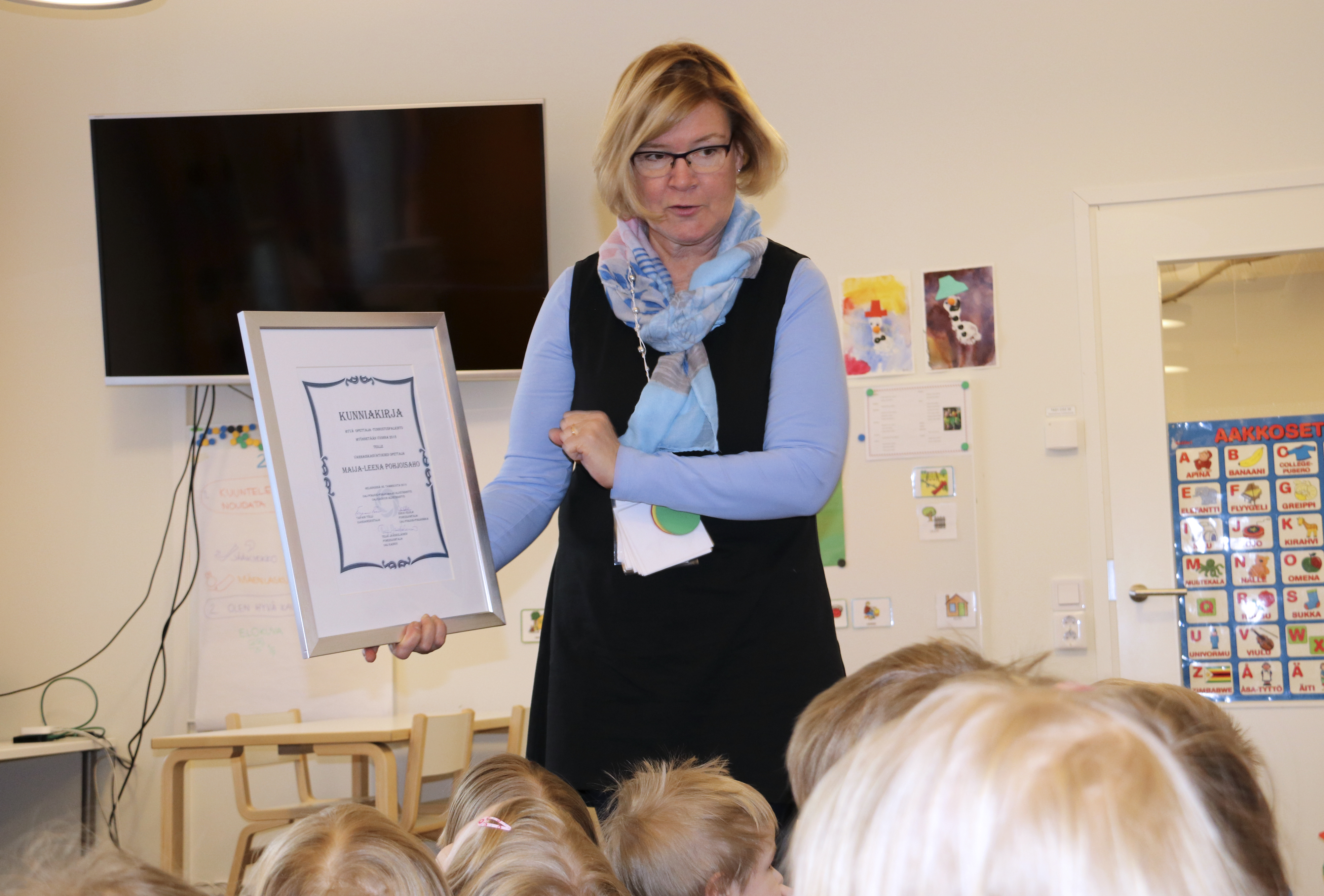 Aluksi Maija-Leena Pohjoisaho ei ollut uskoa palkintoa todeksi. Nyt hän kokee olevansa aidosti ylpeä työstään.