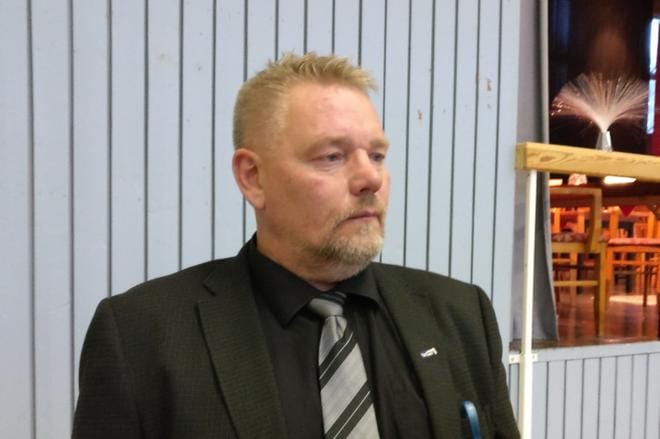 Vaasalainen Jukka Mäkynen (ps.) aloittaa välittömästi piirin uutena puheenjohtajana. Kuva: Heikki Hakanen