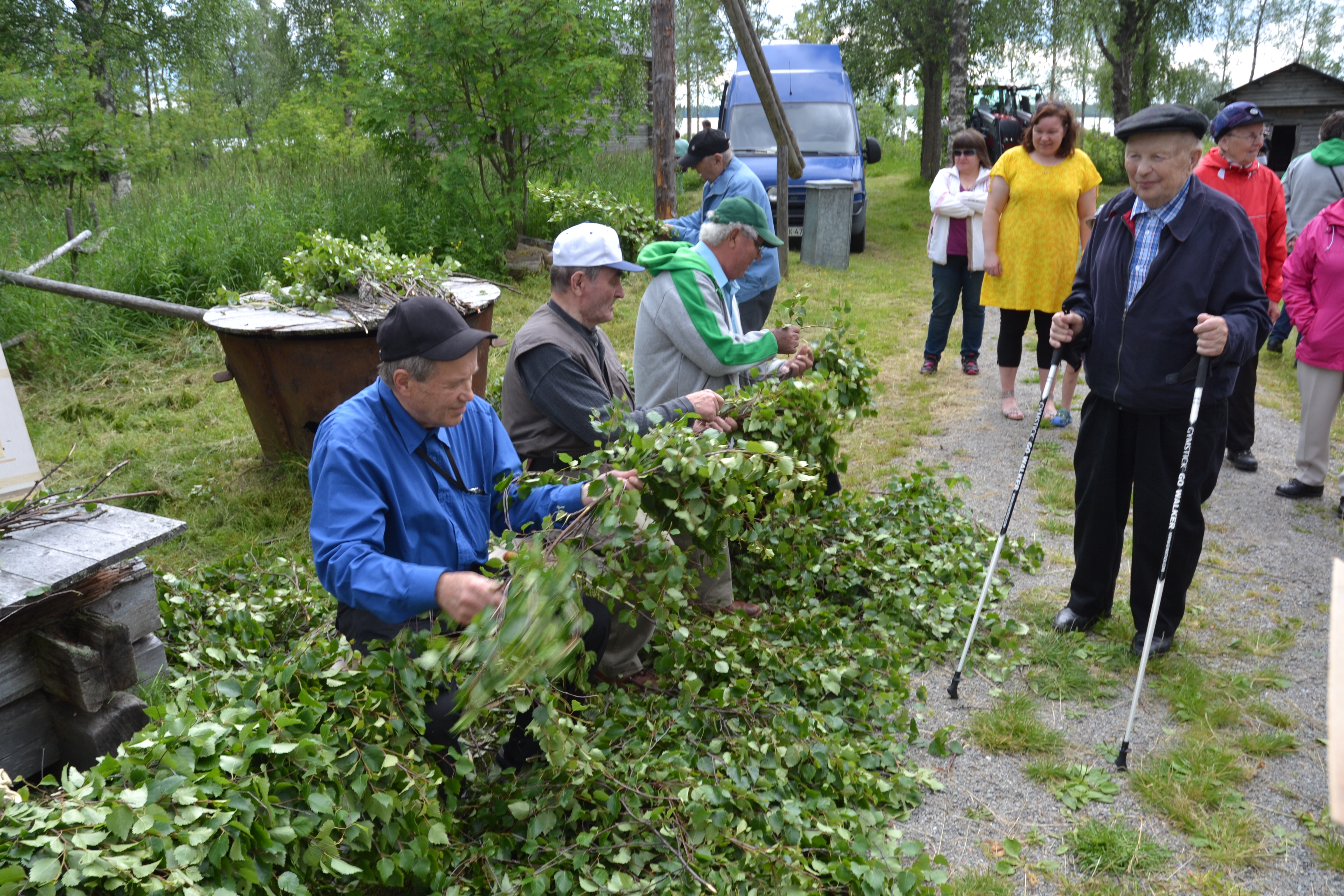 Vastanteossa kisailivat Kauko Pätsi (vas.), Olavi Syrjälä, Heikki Rautio ja Ville Pätsi.